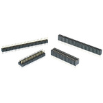 RS PRO Straight Through Hole Pin Header, 60 Contact(s), 1.27mm Pitch, 2 Row(s), Unshrouded