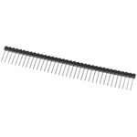 RS PRO Right Angle Through Hole Pin Header, 36 Contact(s), 2.54mm Pitch, 1 Row(s), Unshrouded