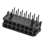 Molex Micro-Fit 3.0 Series Right Angle Through Hole PCB Header, 14 Contact(s), 3.0mm Pitch, 2 Row(s), Shrouded