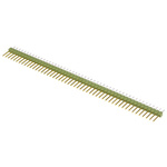 TE Connectivity AMPMODU MOD II Series Straight Through Hole Pin Header, 50 Contact(s), 2.54mm Pitch, 1 Row(s),