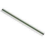 TE Connectivity AMPMODU MOD II Series Straight Through Hole Pin Header, 50 Contact(s), 2.54mm Pitch, 1 Row(s),