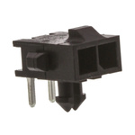 TE Connectivity Micro MATE-N-LOK Series Right Angle Through Hole PCB Header, 2 Contact(s), 3.0mm Pitch, 1 Row(s),