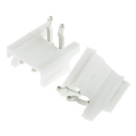 JST EH Series Right Angle Through Hole PCB Header, 2 Contact(s), 2.5mm Pitch, 1 Row(s), Shrouded