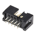 3M 2500 Series Straight Through Hole PCB Header, 10 Contact(s), 2.54mm Pitch, 2 Row(s), Shrouded