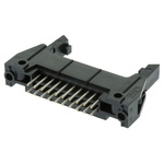 3M 3000 Series Straight Through Hole PCB Header, 20 Contact(s), 2.54mm Pitch, 2 Row(s), Shrouded