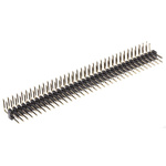HARWIN M20, 2.54mm Pitch, 72 Way, 2 Row, Right Angle Pin Header, Through Hole