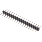 HARWIN M22 Series Straight Through Hole Pin Header, 18 Contact(s), 2.0mm Pitch, 1 Row(s), Unshrouded