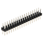 HARWIN M22 Series Straight Through Hole Pin Header, 36 Contact(s), 2.0mm Pitch, 2 Row(s), Unshrouded