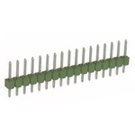 TE Connectivity AMPMODU MOD II Series Straight Through Hole Pin Header, 16 Contact(s), 2.54mm Pitch, 1 Row(s),
