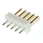 Molex KK 254 Series Straight Through Hole Pin Header, 5 Contact(s), 2.54mm Pitch, 1 Row(s), Unshrouded