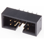 Molex C-Grid Series Straight Through Hole PCB Header, 10 Contact(s), 2.54mm Pitch, 2 Row(s), Shrouded