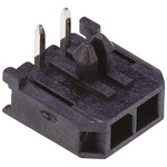 Molex Micro-Fit 3.0 Series Right Angle Through Hole PCB Header, 2 Contact(s), 3.0mm Pitch, 1 Row(s), Shrouded