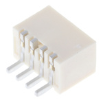 Molex Pico-SPOX Series Right Angle Surface Mount PCB Header, 4 Contact(s), 1.5mm Pitch, 1 Row(s), Shrouded
