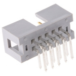 ASSMANN WSW AWHW Series Right Angle Through Hole PCB Header, 10 Contact(s), 2.54mm Pitch, 2 Row(s), Shrouded