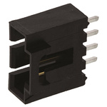 Molex SL Series Straight Through Hole PCB Header, 4 Contact(s), 2.54mm Pitch, 1 Row(s), Shrouded