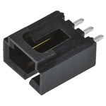 Molex SL Series Straight Through Hole PCB Header, 3 Contact(s), 2.54mm Pitch, 1 Row(s), Shrouded