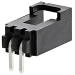 Molex SL Series Right Angle Through Hole PCB Header, 2 Contact(s), 2.54mm Pitch, 1 Row(s), Shrouded