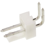 Molex KK 254 Series Right Angle Through Hole Pin Header, 2 Contact(s), 2.54mm Pitch, 1 Row(s), Unshrouded