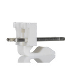Molex 41791 Series Straight Through Hole Pin Header, 2 Contact(s), 3.96mm Pitch, 1 Row(s), Unshrouded