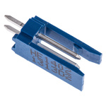 TE Connectivity AMPMODU HE14 Series Straight Through Hole PCB Header, 2 Contact(s), 2.54mm Pitch, 1 Row(s), Shrouded