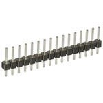 HARWIN M20 Series Straight Through Hole Pin Header, 3 Contact(s), 2.54mm Pitch, 1 Row(s), Unshrouded