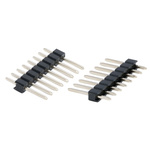 HARWIN M20 Series Straight Through Hole Pin Header, 8 Contact(s), 2.54mm Pitch, 1 Row(s), Unshrouded