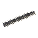 HARWIN M22 Series Straight Through Hole Pin Header, 40 Contact(s), 2.0mm Pitch, 2 Row(s), Unshrouded