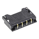 Molex Pico-Ezmate Series Straight Surface Mount PCB Header, 4 Contact(s), 1.2mm Pitch, 1 Row(s), Shrouded