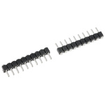 Preci-Dip Straight Surface Mount Pin Header, 10 Contact(s), 2.54mm Pitch, 1 Row(s), Unshrouded