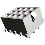 TE Connectivity Universal MATE-N-LOK Series Straight Through Hole PCB Header, 12 Contact(s), 6.35mm Pitch, 3 Row(s),