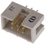 HARTING SEK 18 Series Straight Through Hole PCB Header, 6 Contact(s), 2.54mm Pitch, 2 Row(s), Shrouded