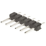 HARWIN M20 Series Straight Through Hole Pin Header, 6 Contact(s), 2.54mm Pitch, 1 Row(s), Unshrouded