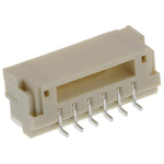 JST GH Series Right Angle Surface Mount PCB Header, 6 Contact(s), 1.25mm Pitch, Shrouded