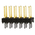 Samtec TSW Series Straight Through Hole Pin Header, 12 Contact(s), 2.54mm Pitch, 2 Row(s), Unshrouded