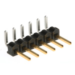 Samtec TSW Series Right Angle Through Hole Pin Header, 6 Contact(s), 2.54mm Pitch, 1 Row(s), Unshrouded