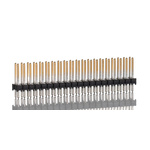 Samtec TSW Series Straight Through Hole Pin Header, 40 Contact(s), 2.54mm Pitch, 2 Row(s), Unshrouded