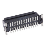 ERNI SMC Series Straight Surface Mount PCB Header, 26 Contact(s), 1.27mm Pitch, 2 Row(s), Shrouded
