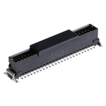 ERNI SMC Series Straight Surface Mount PCB Header, 50 Contact(s), 1.27mm Pitch, 2 Row(s), Shrouded