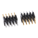 Amphenol Communications Solutions Minitek127 Series Straight Through Hole Pin Header, 10 Contact(s), 1.27mm Pitch, 2