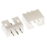JST PH Series Straight Through Hole PCB Header, 3 Contact(s), 2.0mm Pitch, 1 Row(s), Shrouded