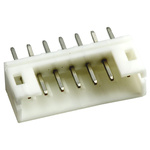 JST PH Series Straight Through Hole PCB Header, 7 Contact(s), 2.0mm Pitch, 1 Row(s), Shrouded