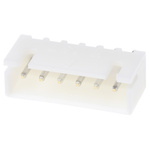 JST XH Series Straight Through Hole PCB Header, 6 Contact(s), 2.5mm Pitch, 1 Row(s), Shrouded