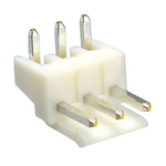 JST VH Series Right Angle Through Hole PCB Header, 3 Contact(s), 3.96mm Pitch, 1 Row(s), Shrouded