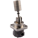 RS PRO Flange Mount Aluminium (Enclosure), SS 316L (Float) Float Switch, Float, SPDT, 250V ac Max, 30V dc Max