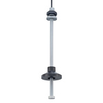 RS PRO Vertical Buna (Float), Polyphenylene Sulphide (Stem) Float Switch, Float, 1m Cable, NO/NC, 240V ac Max, 120V dc