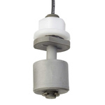 RS PRO Vertical Polyphenylene Sulfide Float Switch, Float, 1m Cable, NO/NC, 240V ac Max, 120V dc Max