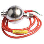Gems Sensors Horizontal, Vertical Stainless Steel Float Switch, Float, 1m Cable, Relay