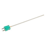 RS PRO Type K Thermocouple 150mm Length, 3mm Diameter → +1100°C