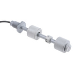 Sensata/Cynergy 3 RSF66 Series Vertical Polyphenylene Sulfide Float Switch, Dual Float, 1m Cable, Direct Load, 240V ac