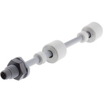 Cynergy3 RSF66P Series Vertical Polyphenylene Sulfide Float Switch, Float, 2NO, 240V ac Max, 120V dc Max